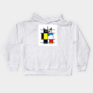 Abstract Cat Kids Hoodie